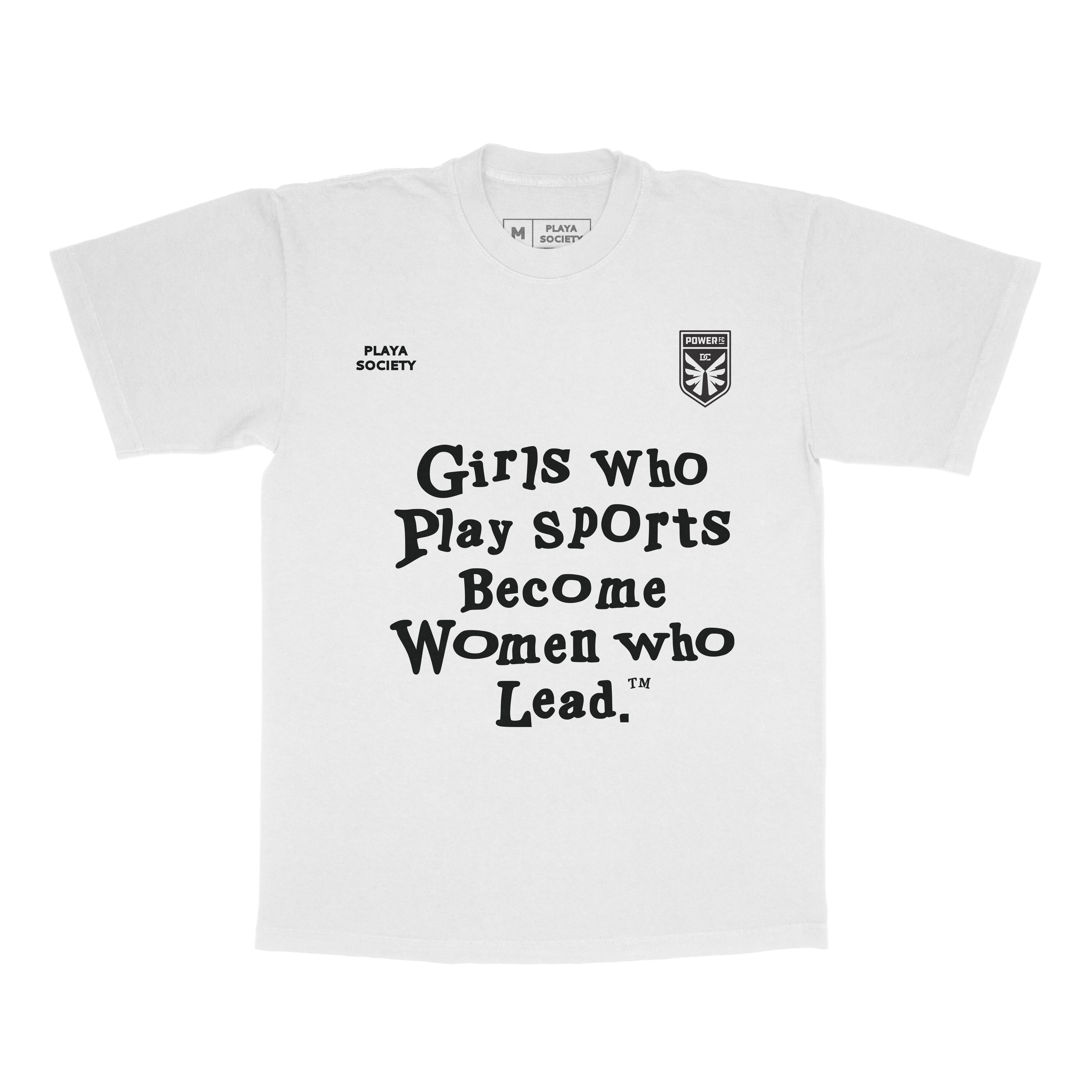 DC Power x Playa Society "Women Who Lead" T-Shirt